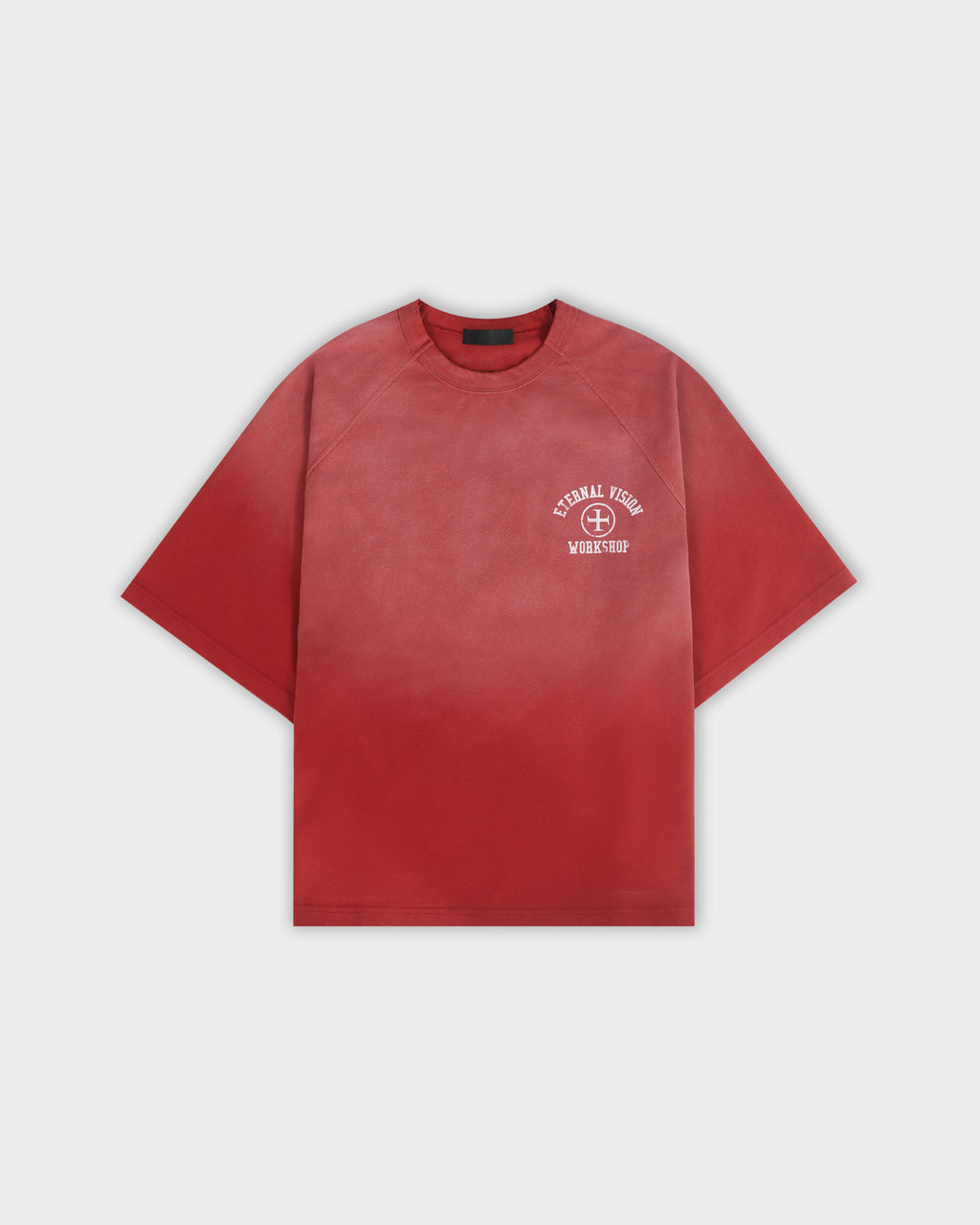 "WORKSHOP” WASHED RAGLAN T-SHIRT